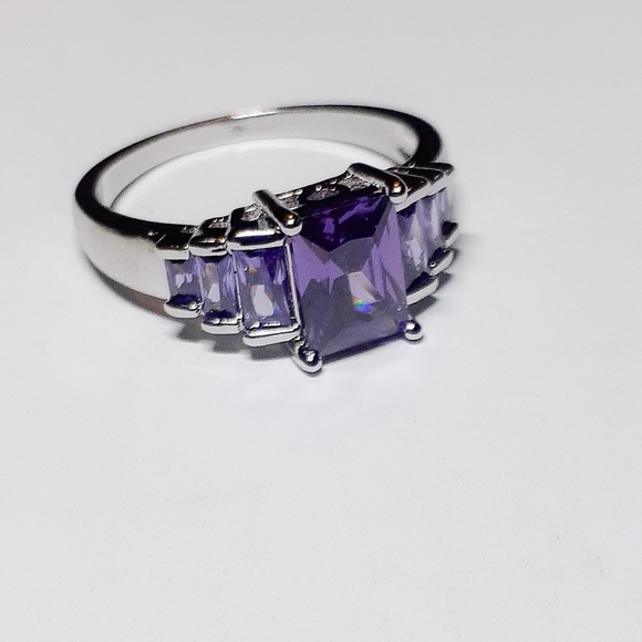 🎀925 Beautiful Amethyst Ring - Picture 6 of 7